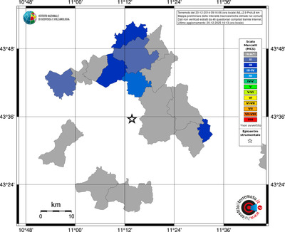 Mappa MCS - territori comuni