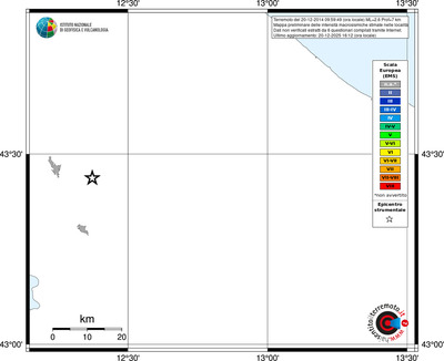 Mappa EMS - territori località