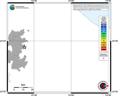 Mappa EMS - territori comuni