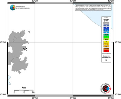 Mappa MCS - territori comuni