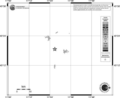 Mappa EMS - territori località