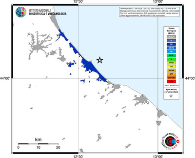 Mappa EMS - territori località