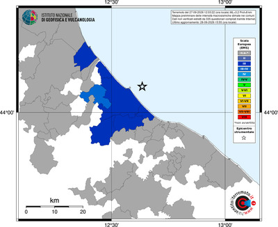 Mappa EMS - territori comuni