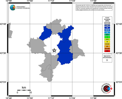 Mappa EMS - territori comuni