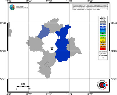 Mappa MCS - territori comuni