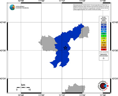 Mappa EMS - territori comuni