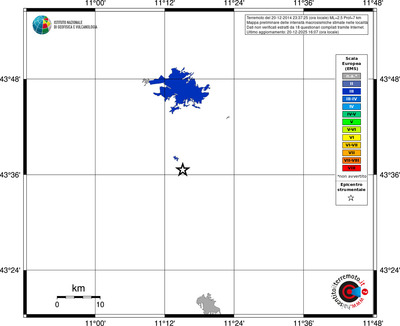 Mappa EMS - territori località