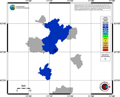 Mappa EMS - territori comuni