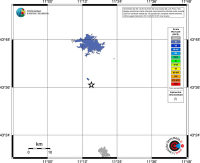 Mappa MCS - territori località