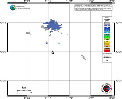 Mappa MCS - territori località