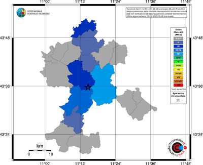 Mappa MCS - territori comuni