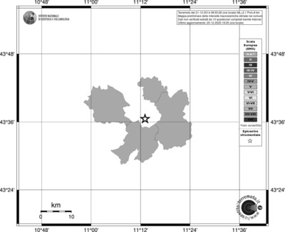 Mappa EMS - territori comuni