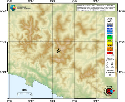 Mappa EMS - località