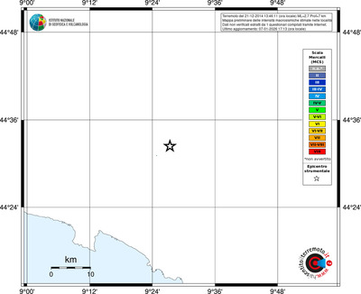 Mappa MCS - territori località