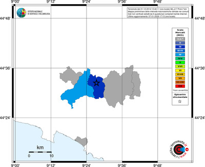 Mappa MCS - territori comuni