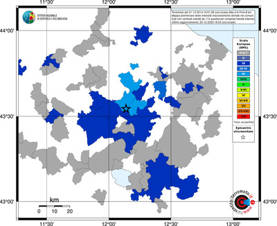 Mappa EMS - territori comuni