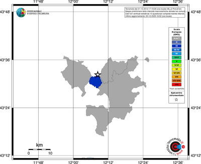 Mappa EMS - territori comuni