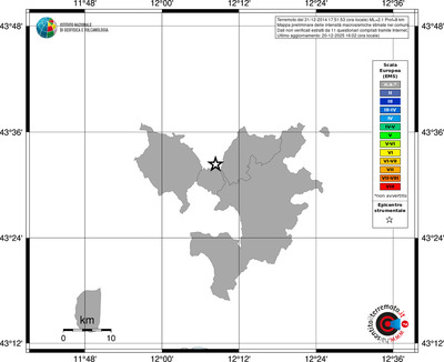 Mappa EMS - territori comuni