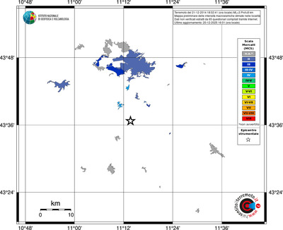 Mappa MCS - territori località