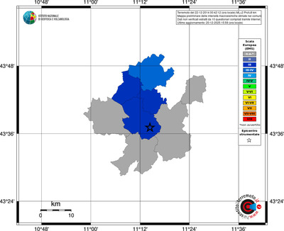 Mappa EMS - territori comuni