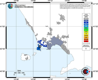 Mappa EMS - territori località