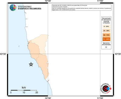 Mappa territorio comunale con almeno 3 questionari