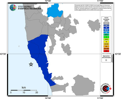 Mappa EMS - territori comuni