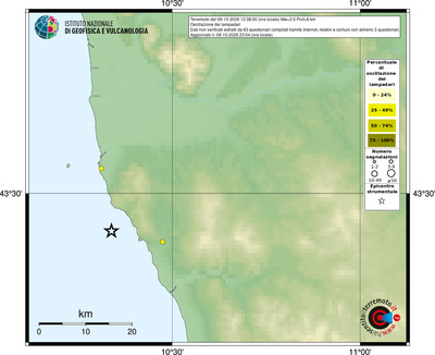 Mappa comuni con almeno 3 questionari
