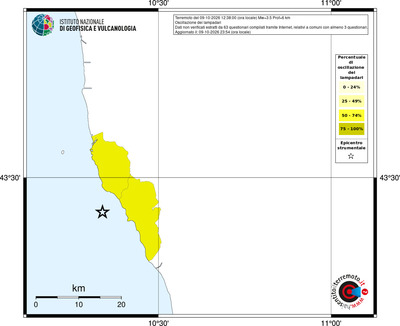 Mappa territorio comunale con almeno 3 questionari