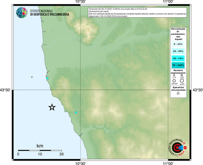 Mappa comuni con almeno 3 questionari