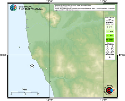 Mappa comuni con almeno 3 questionari