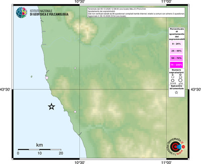 Mappa comuni con almeno 3 questionari