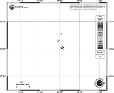 Mappa EMS - territori località