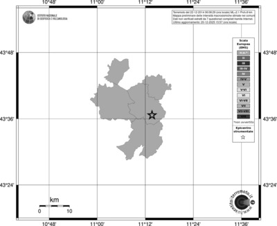 Mappa EMS - territori comuni
