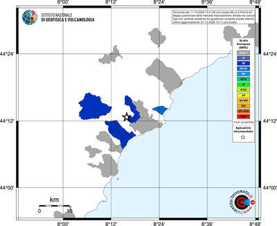 Mappa EMS - territori comuni