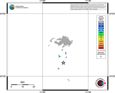 Mappa MCS - territori località
