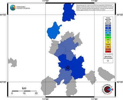 Mappa MCS - territori comuni