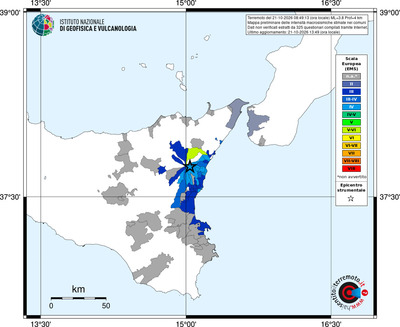 Mappa EMS - territori comuni