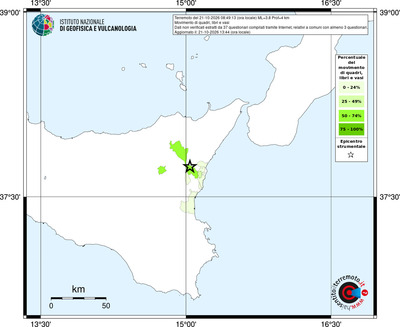 Mappa territorio comunale con almeno 3 questionari