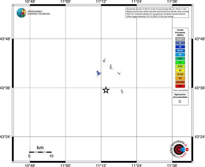 Mappa EMS - territori località