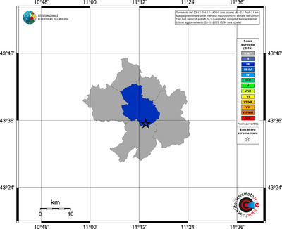 Mappa EMS - territori comuni