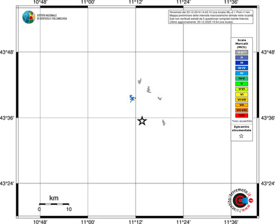 Mappa MCS - territori località
