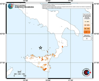 Mappa territorio comunale con almeno 3 questionari