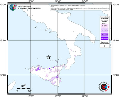 Mappa territorio comunale con almeno 3 questionari