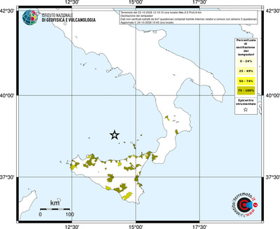 Mappa territorio comunale con almeno 3 questionari