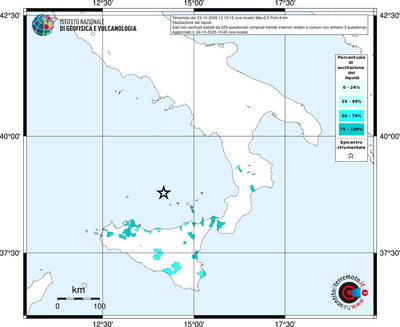 Mappa territorio comunale con almeno 3 questionari