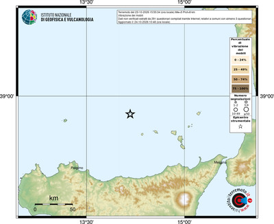 Mappa comuni con almeno 3 questionari