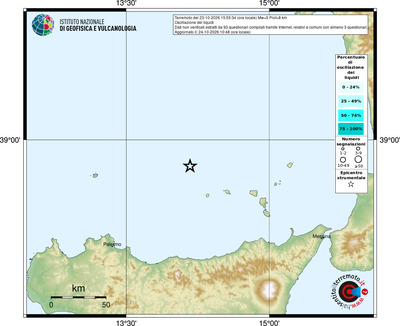 Mappa comuni con almeno 3 questionari