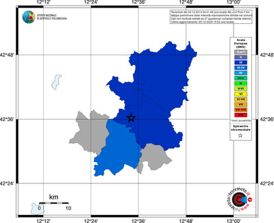 Mappa EMS - territori comuni