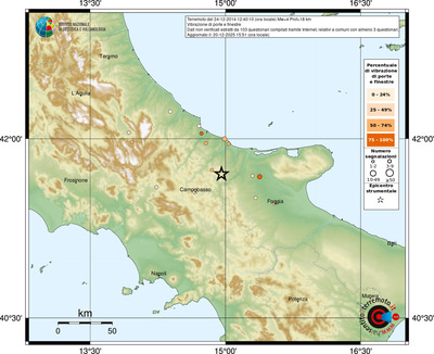 Mappa comuni con almeno 3 questionari
